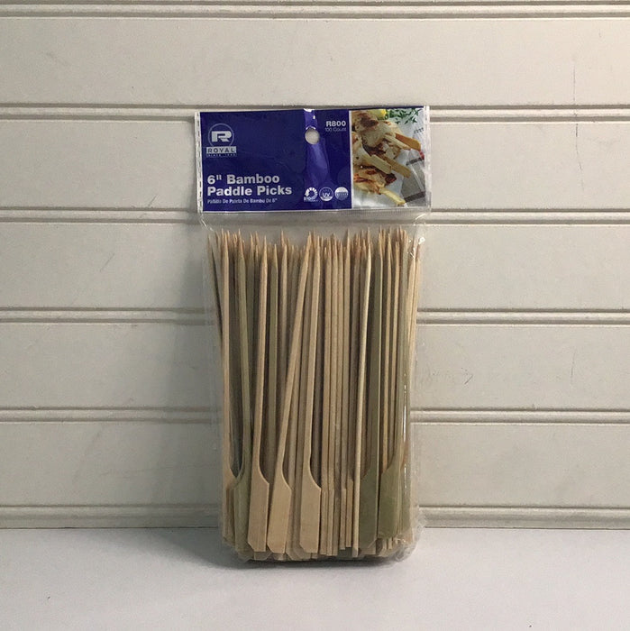 Royal Paper R825B 7 Eco-Friendly Bamboo Coffee Stirrers