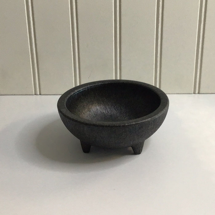 4 oz. Charcoal Polypropylene Chico Molcajete