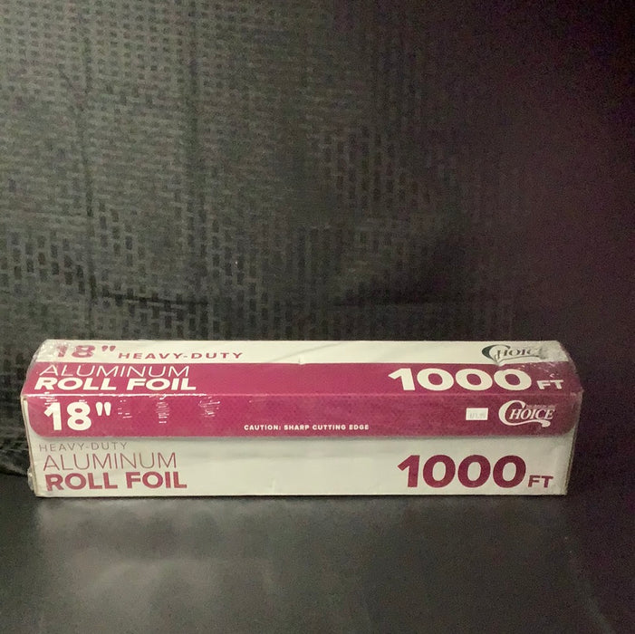 18"x1000' Heavy-Duty Aluminum Foil