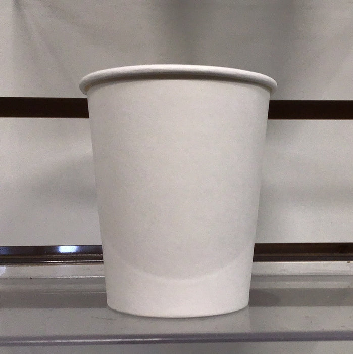 Choice 8 oz. White Paper Hot Cup**-