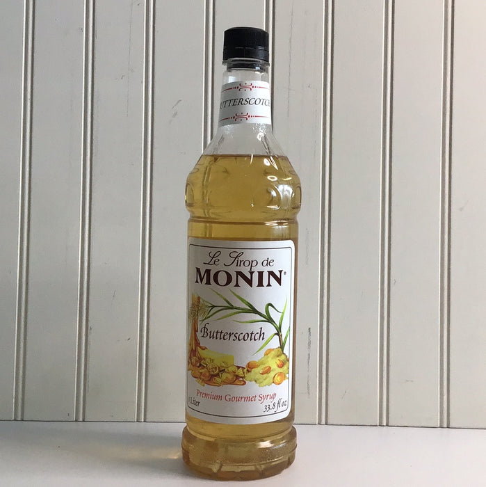 Monin 1 Liter Premium Butterscotch Flavoring Syrup