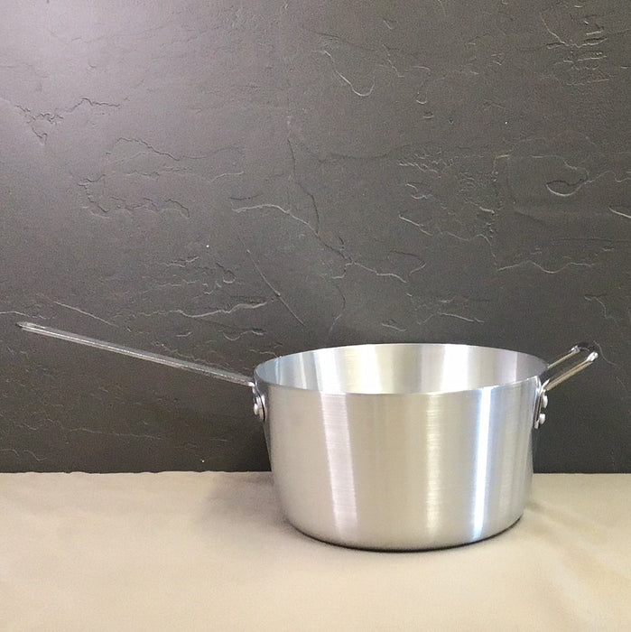 Choice 7 Qt. Tapered Aluminum Sauce Pan with second handle