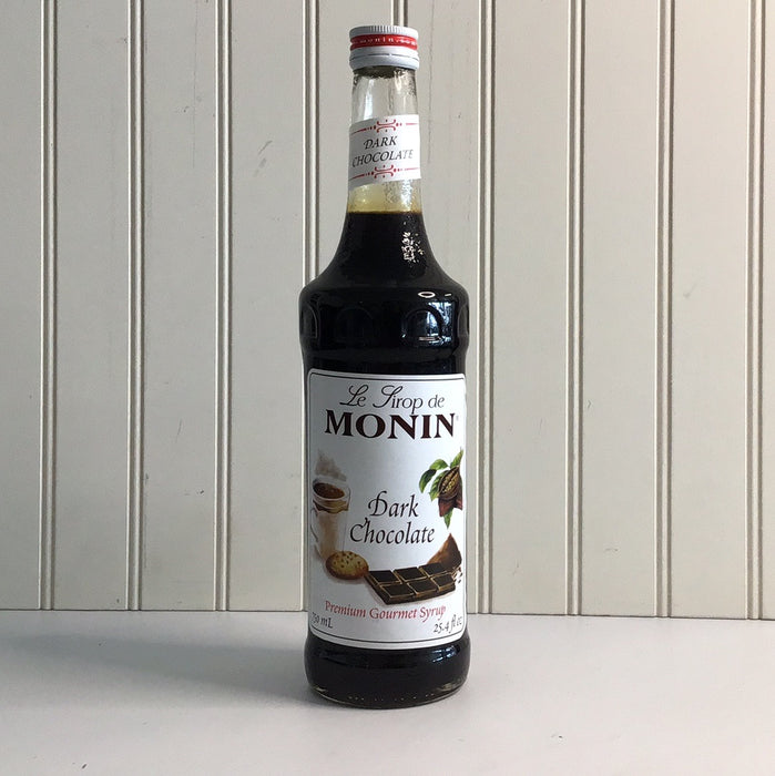 Monin 750 mL Premium Dark Chocolate Flavoring Syrup