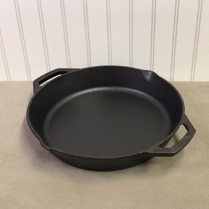 Lodge 12" Pre-Seasoned Cast Iron Skillet with Dual Handles - L10SKL