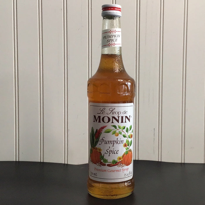 Monin 750 mL Premium Pumpkin Spice Flavoring Syrup