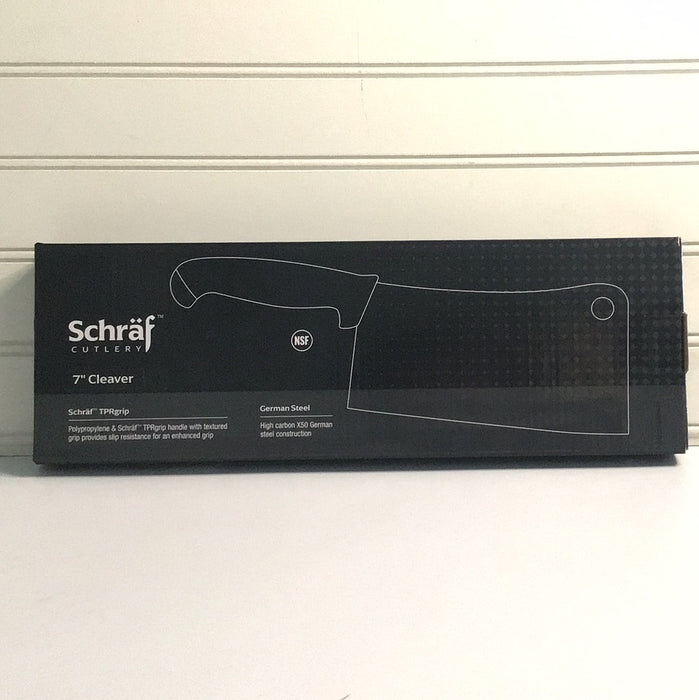 Schraf™ 7" Cleaver with TPRgrip Handle