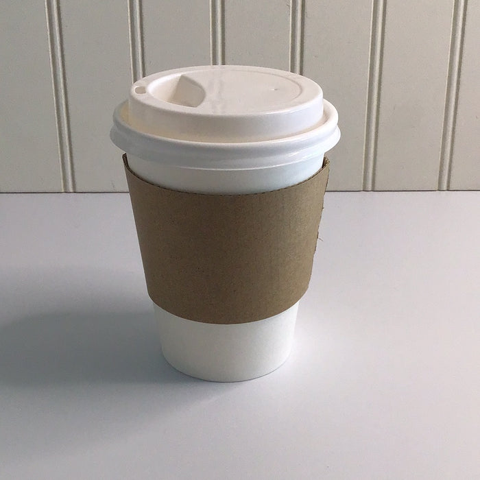 Choice 12 oz. White Poly Paper Hot Cup - 1000/Case