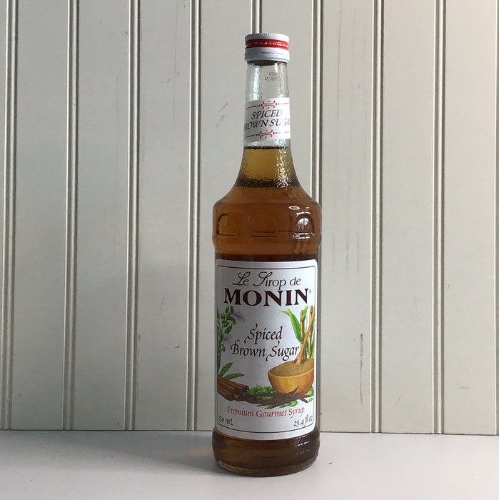 Monin 750 mL Premium Spiced Brown Sugar Flavoring Syrup