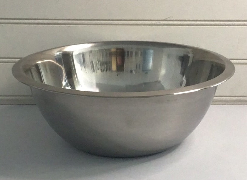 Choice 3 Qt. Standard Weight Stainless Steel Mixing Bowl