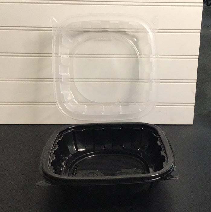 8x8x3 InnoPak 1 Compartment Plastic Container- 138/Case